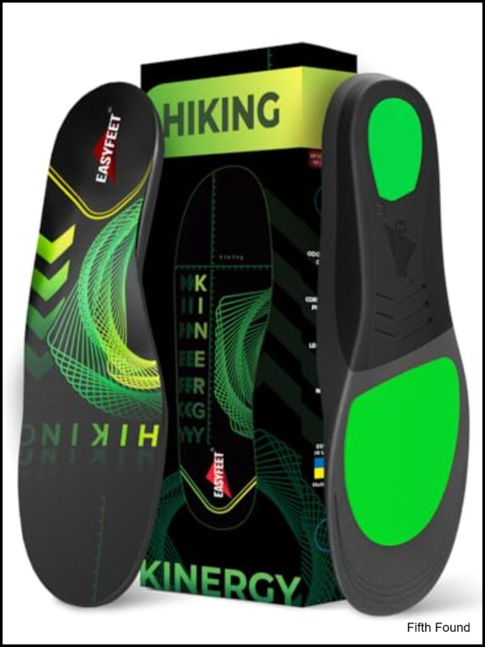 EASYFEET Hiking Boot Insoles Arch Support Shock Absorption Men Women